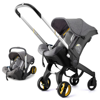 Newest Luxury Baby Stroller 4 in 1